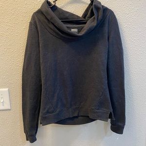 Gray Converse sweatshirt.
